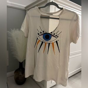 Express One Eleven Evil Eye Cut Out Top 🧿🪬